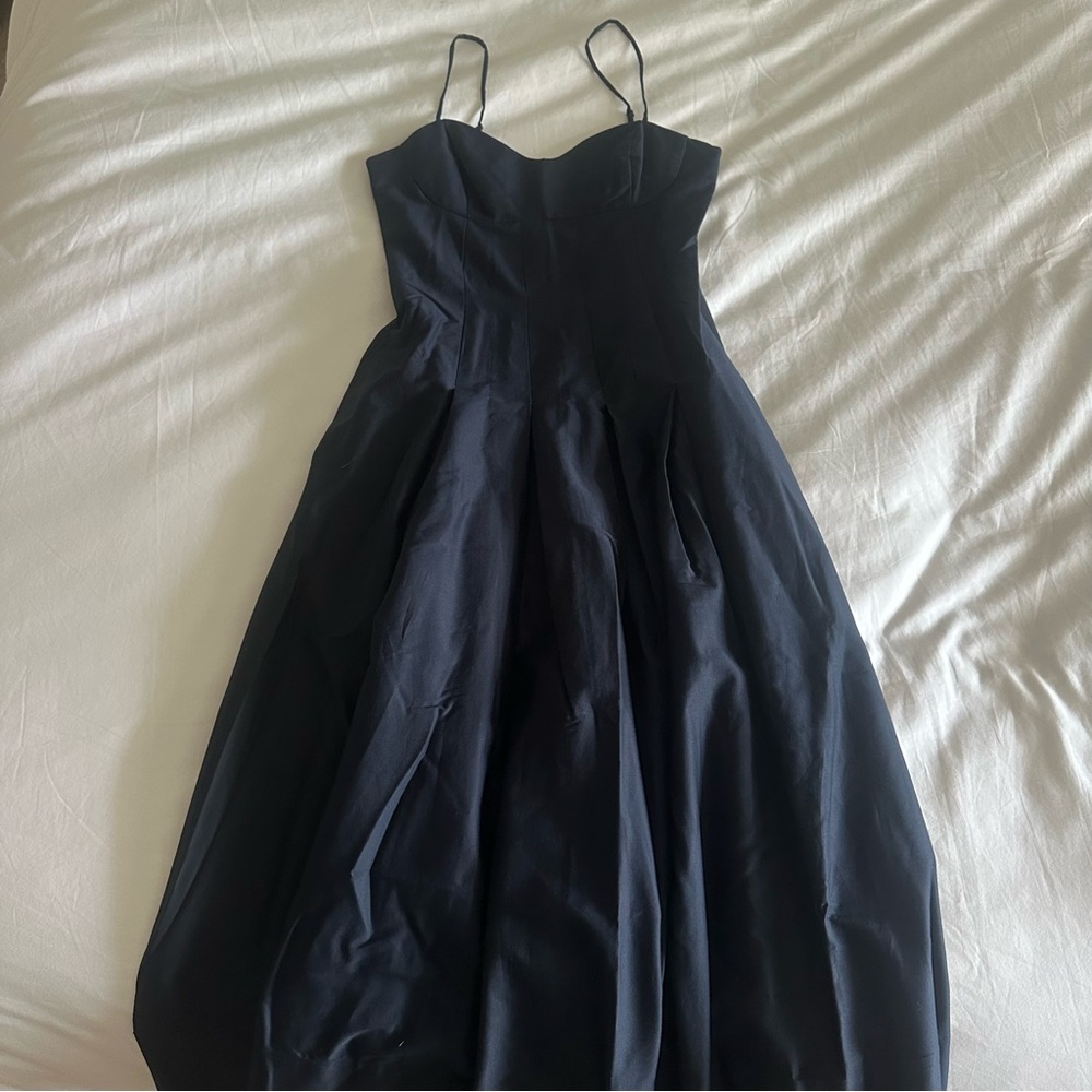 Pleated Midi Dress
